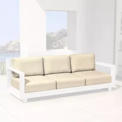 Federe per cuscini di ricambio per Divano 3 posti Elba Beige