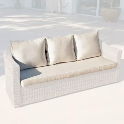 Federe per cuscini di ricambio per Divano 3 posti Calvi Beige