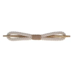 Fermacapelli per tenda in cotone Albertine Bianco