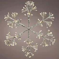 Fiocchi di neve luminosi Flash Bianco caldo 336 LED