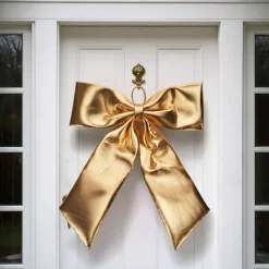 Fiocco di Natale Gigante (H80 cm) Shiny Oro