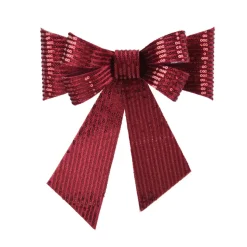 Fiocco di Natale (H25 cm) Vigilia festiva Rosso