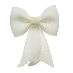 Fiocco di paillette Glasgow Bianco