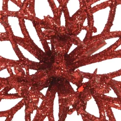 Fiore di Natale Chic a clips Rosso