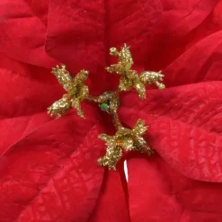 Fiore di Natale Giana a clips Rosso