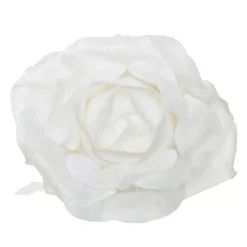 Fiore di Natale Rosine con gancio Bianco