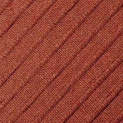 Fodera cuscino quadrato cotone (40 x 40 cm) Léa Terracotta
