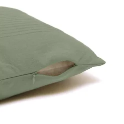 Fodera cuscino quadrato cotone (40 x 40 cm) Léa Verde rosmarino