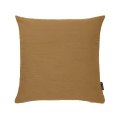 Fodera cuscino quadrato cotone (40 x 40 cm) Léa Camel