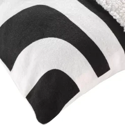 Fodera cuscino quadrato cotone (40 cm) Mirade Nero