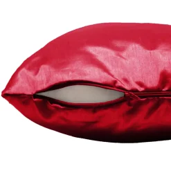 Fodera cuscino quadrato Shantung Shana Rosso