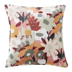 Fodera di cuscino quadrata in garza di cotone (60 x 60 cm) Azel Multicolore
