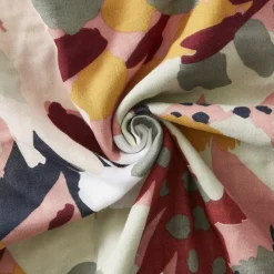 Fodera di cuscino quadrata in garza di cotone (60 x 60 cm) Azel Multicolore