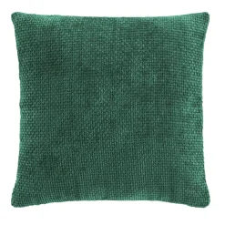 Fodera per cuscino quadrata velluto (40 x 40 cm) Leo Verde cedro