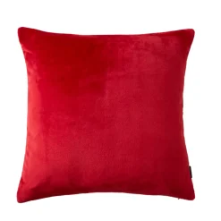 Fodera per cuscino quadrato in flanella (60 x 60 cm) Didou Rosso