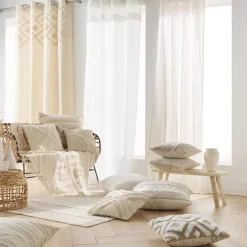Fodera per cuscino quadrata juta (40 x 40 cm) Damia Beige