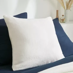 Fodera per cuscino quadrato in flanella (60 x 60 cm) Didou Avorio