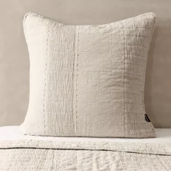 Fodera per cuscino quadrata in cotone (60 x 60 cm) Lena Beige Sabbia