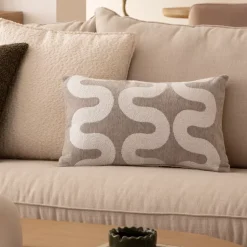Fodera per cuscino rettangolare (30 x 50 cm) Jeni Beige