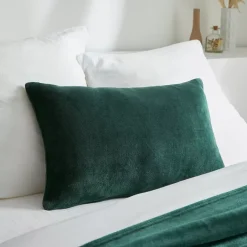 Fodera per cuscino rettangolare in flanella (40 x 60 cm) Didou Verde