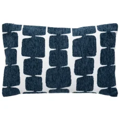 Fodera per cuscino rettangolare (30 x 50 cm) Jeni Blu