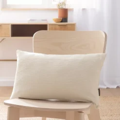 Fodera cuscino rettangolare cotone (30 x 50 cm) Léa Beige pampa