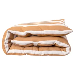 Fodera per cuscino da sdraio idrorepellente (190 x 70 cm) Noa Giallo ocra