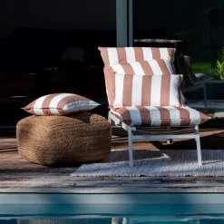 Fodera per cuscino da sdraio idrorepellente (190 x 70 cm) Noa Mattone