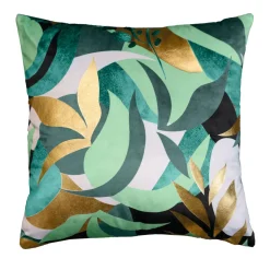 Fodera per cuscino quadrata in velluto (40 x 40 cm) Boreale Verde
