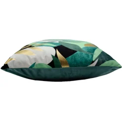 Fodera per cuscino quadrata in velluto (40 x 40 cm) Boreale Verde