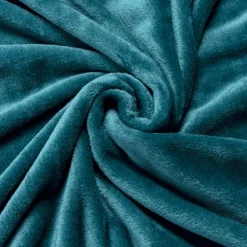 Fodera per cuscino quadrato in flanella (60 x 60 cm) Didou Blu scuro