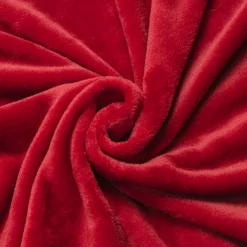 Fodera per cuscino rettangolare in flanella (40 x 60 cm) Didou Rosso
