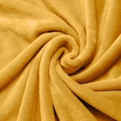 Fodera per cuscino rettangolare in flanella (40 x 60 cm) Didou Giallo senape