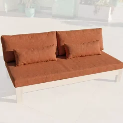 Fodere di cuscino di ricambio per Divano 3 posti Bornéo Terracotta