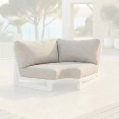 Fodere per cuscini di ricambio per Poltrona d'angolo Long Beach Beige