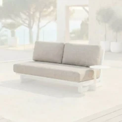 Fodere per cuscini di ricambio per Divano 2 posti Long Beach Beige