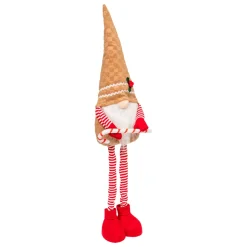 Folletto con gambe telescopiche (H80 cm) Goloso Pan di zenzero Marrone chiaro