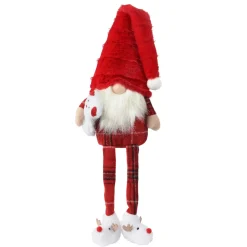 Folletto di Natale da sedere (H73 cm) Tilki Dormiente in pigiama