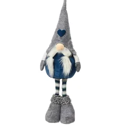 Folletto di Natale (H50 cm) Huguette cappello a punta Grigio