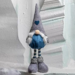 Folletto di Natale (H50 cm) Huguette cappello a punta Grigio