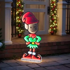 Folletto di Natale luminoso 294 LED (H60 cm) Infinity Multicolore