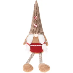 Folletto di Natale seduto (H57 cm) Miss Caramlio Beige