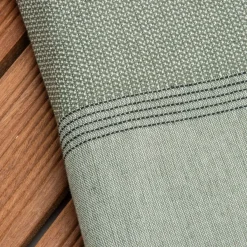 Fouta cotone riciclato (100 x 200 cm) Beach Verde cachi