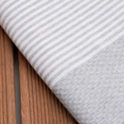 Fouta cotone riciclato (100 x 200 cm) Oceano Grigio