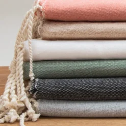 Fouta cotone riciclato (100 x 200 cm) Sunshine Beige