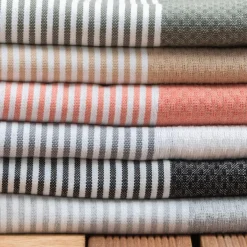 Fouta cotone riciclato (100 x 200 cm) Oceano Beige
