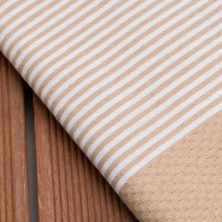 Fouta cotone riciclato (100 x 200 cm) Oceano Beige