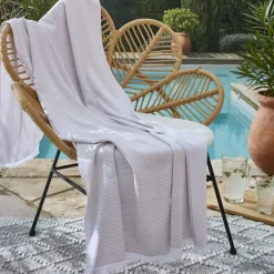 Fouta in cotone e spugna (95 x 180 cm) NaÃ«l Beige sabbia