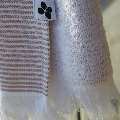 Fouta in cotone e spugna (95 x 180 cm) NaÃ«l Corallo