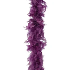 Ghirlanda Boa di piume (184 cm) Deluxe Fico